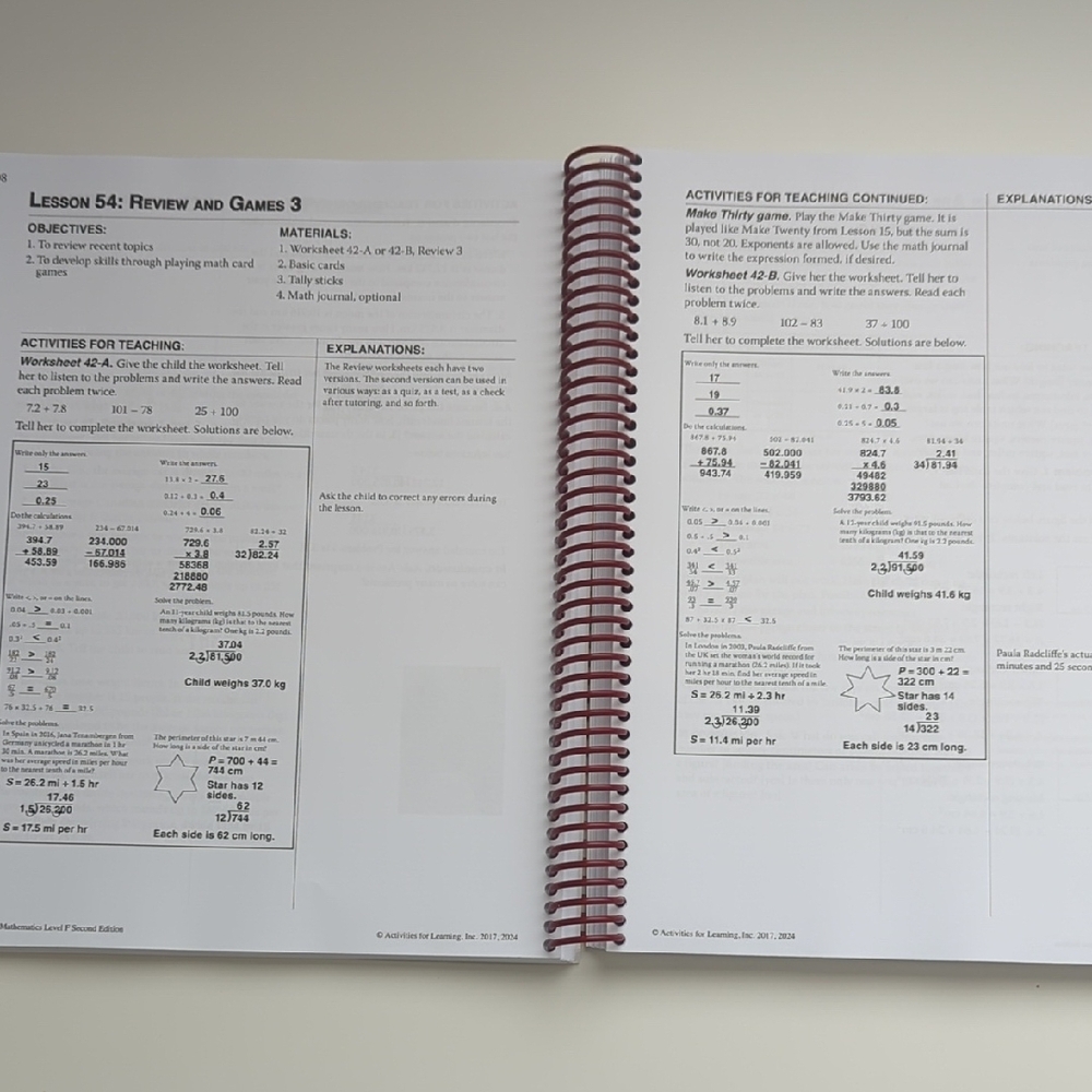 RightStart Math Level F Lessons (Second Edition) - Picture 6 of 10